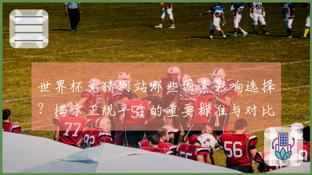 世界杯竞猜网站哪些因素影响选择？揭示正规平台的重要标准与对比分析