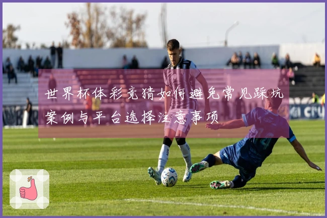 世界杯体彩竞猜如何避免常见踩坑案例与平台选择注意事项