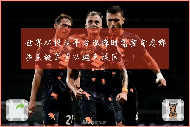 世界杯投注平台选择时需要考虑哪些关键因素以避免误区？